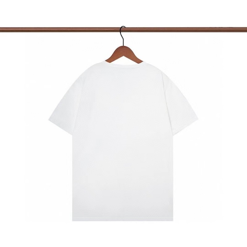 Мужские рубашки мужская футболка дизайнерская рубашка Cass Summer Cotton Priterted Прямая печь для шеи повседневная качественная короткая рукава высококачественная модная пара и та же одежда