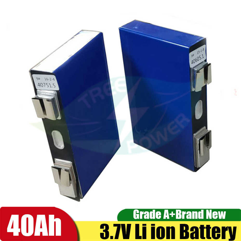 40Ah 3.7V Rechargeable Li-ion Battery Li polymer cell for 12V 24V 36V 42V E-bike UPS Power Convertor HID Solar Light