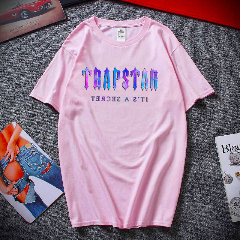 T-shirt maschile Trapstar T-shirt 3D T-shirts 3D Men Casual traspirante in cotone traspirante Summer Short Short Short Short Thirt Top oversize Y2302