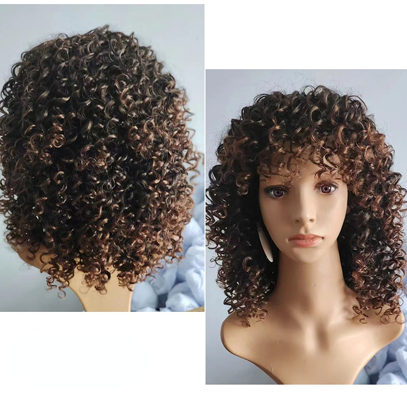 Curly Wigs for Black Women Human Hair Water Wave Wig Glueless Human Hair