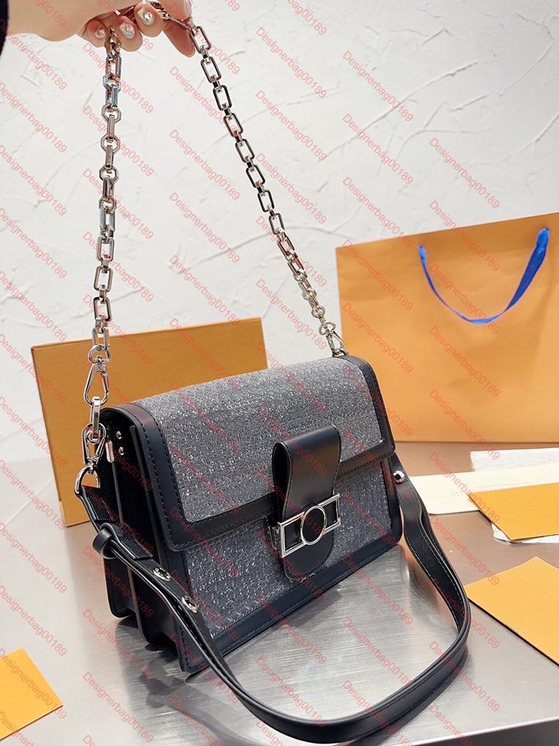 Replica Louis Vuitton DAUPHINE MM Bag Monogram Jacquard Denim M21458 for  Sale