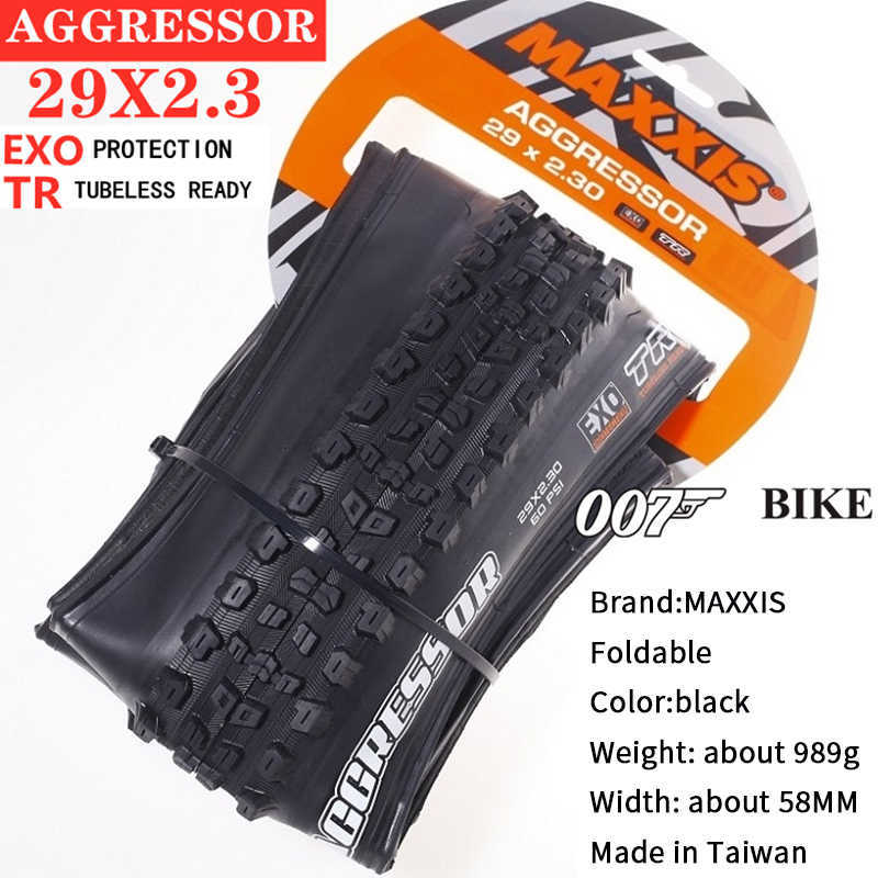 Banden 1 st maxxis 29 agressor fiets 26x2.3 27.5x2.3/2.5 29x2.3 29*2.5 Exo Protection TR tubeless 29er vouwen mtb mountainbike banden 0213