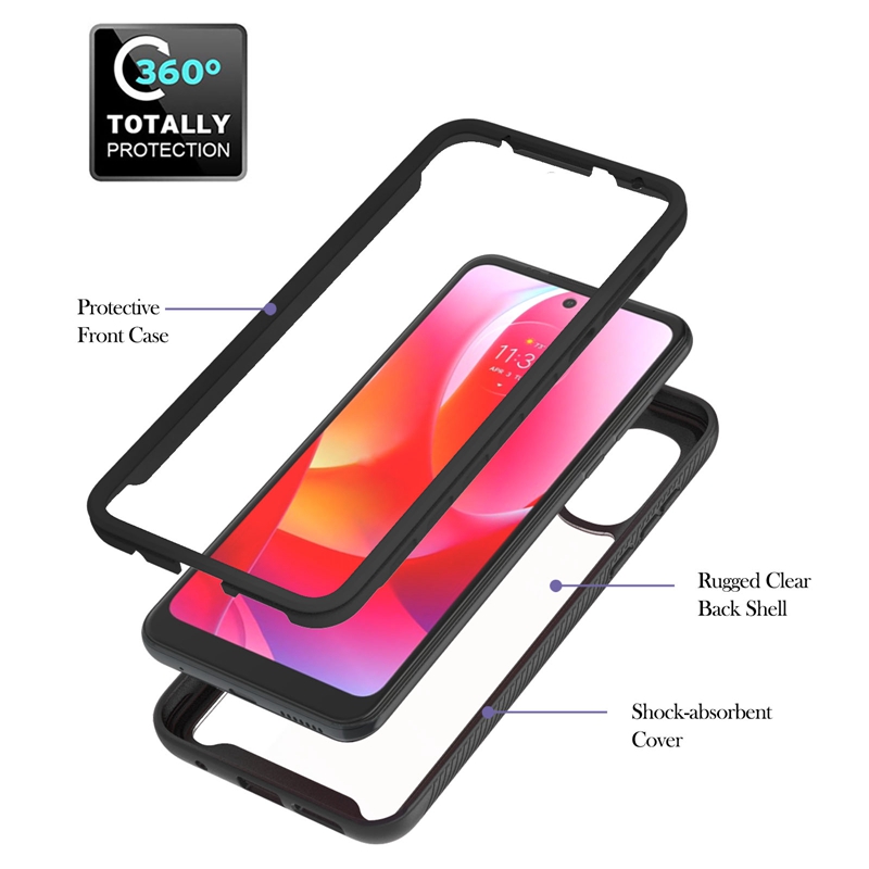 Металлическое кольцо пальца 360 Shockprote Case для Samsung A54 A14 5G A13 4G A23 A73 A53 A33 A04 A02 S23 Plus S22 2 в 1 Гибридный слой жесткий ПК.