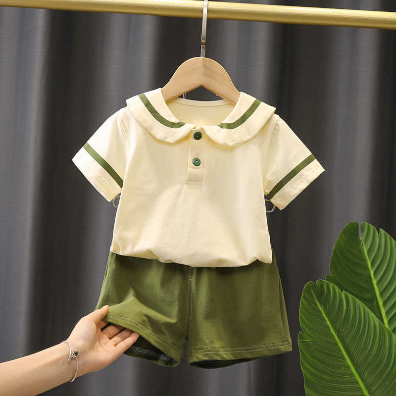 مجموعة LZH Summer Kids Clothing for tracksuit shortsleeved Shorts PCS Baby Girls Outfit
