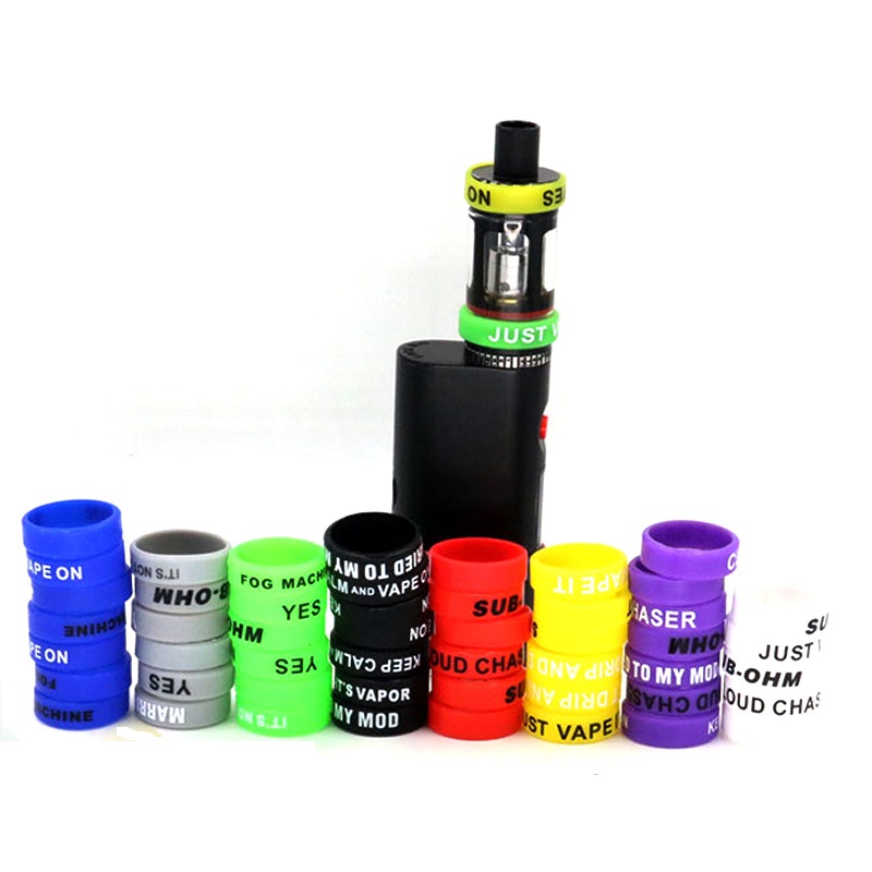 Non-Skid MOD Silicone Ring For Mechanical Mods Atomizer Cigarette Accessories Colorful Silicone-Rings