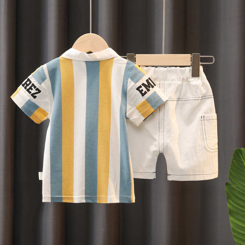 Sets Summer Clothing Set Infant Clothes pcs Baby Boys Children's Short Sleeve Polo Shirts Shorts Toddler Suit Kids Outfits
