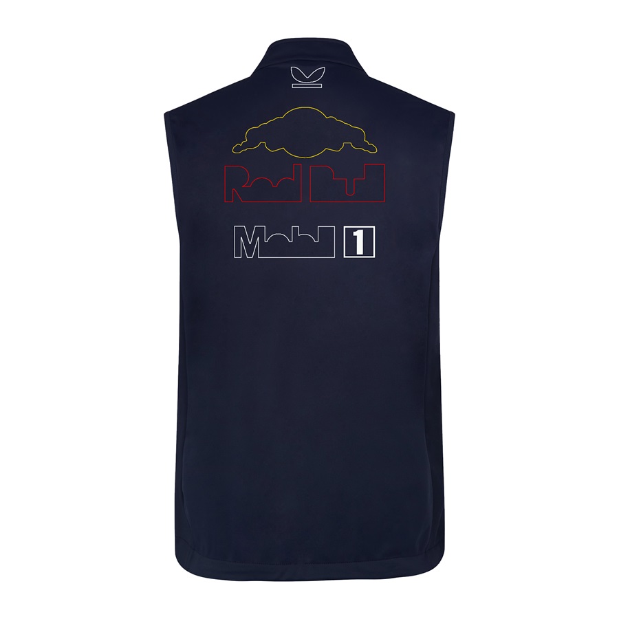 Giacca gilet da uomo F1 primavera autunno 2023 Nuova squadra di Formula 1 Moda casual giacche senza maniche Sport all'aria aperta cappotto con zip caldo