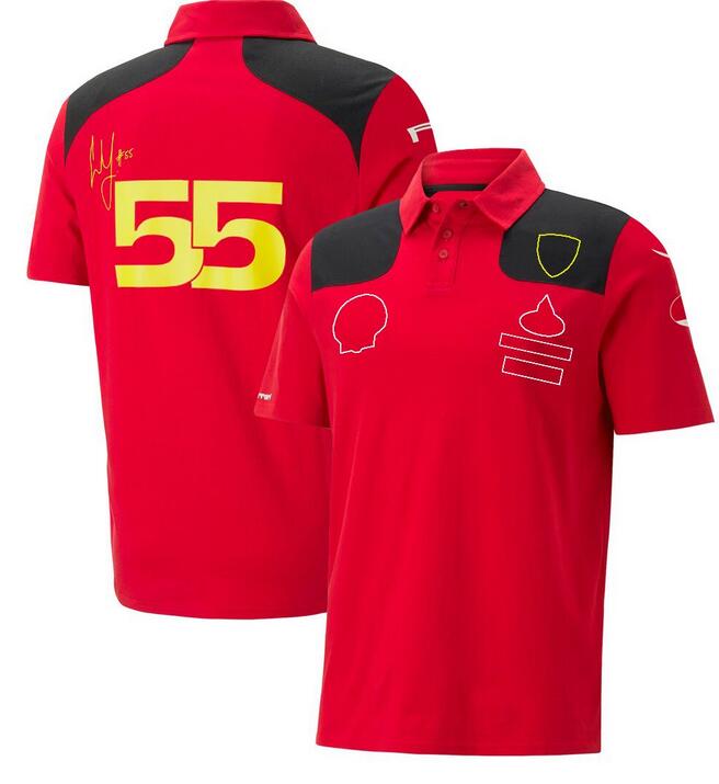 new F1 racing polo suit summer team shirt customized with the same style