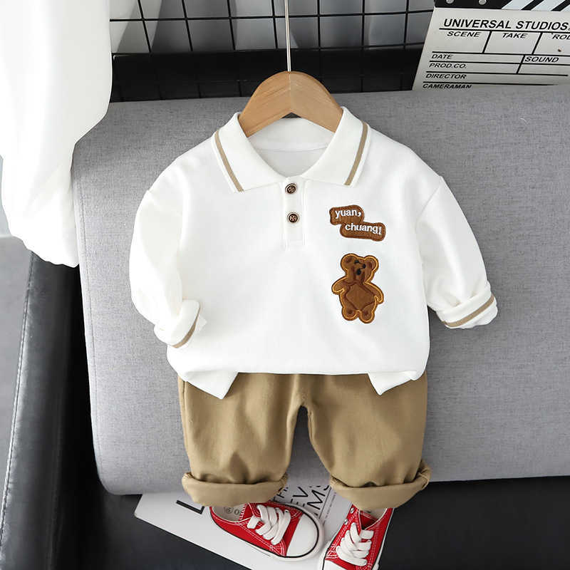 Set lzh Autumn Baby Clothes Set Fashion Fashion Year's Children's Abbigliamento Magioni maglioni PC Outfit Boys Abito