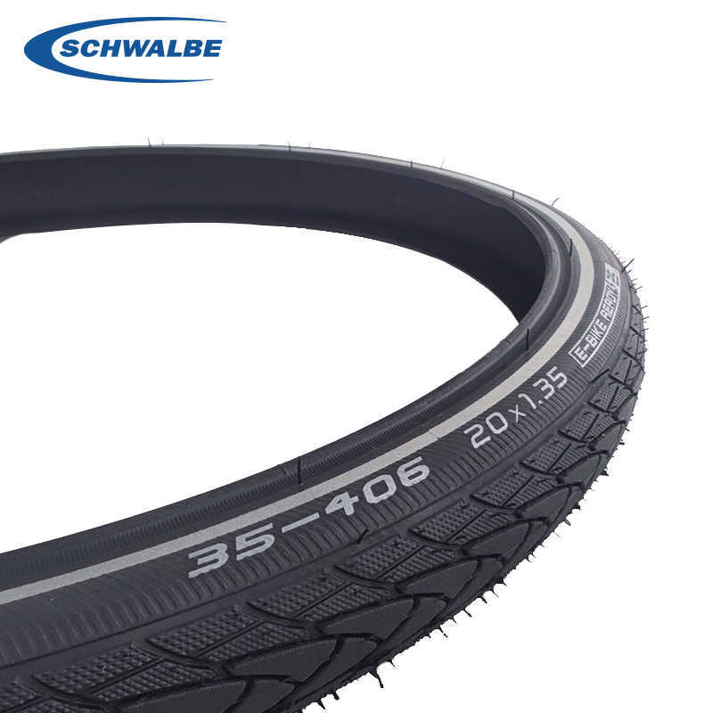 Cykeldäck SCHWALBE Marathon Plus 20 tum 35-406 20x1,35 47-406 20x1,75 hopfällbar cykel 7 nivåer SmartGuard svarta reflexdäck Cykeldelar HKD230712