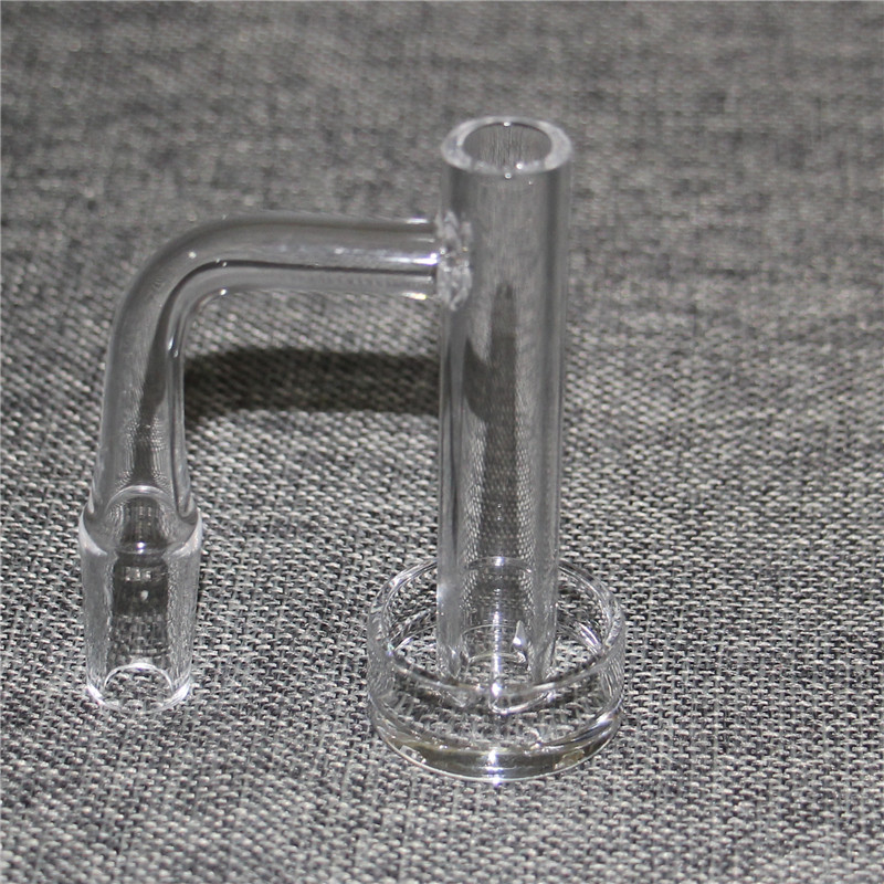 Contral Tower Quartz Banger avec rubis et perles de verre Dichro Terp pour bangs en verre d'eau Dab Rigs