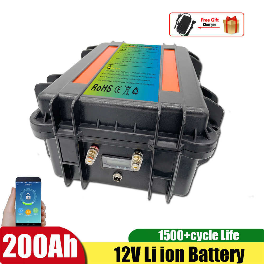 12V 100Ah 120Ah 150AH 200Ah Lithium Ion Battery Pack Rechargeable Reep Cycle for Solar Energy Storage System Home Audio System