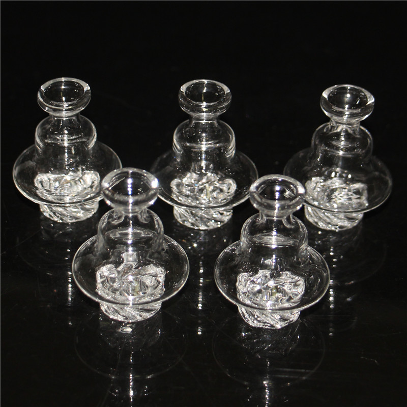 25mmOD Smoking Quartz Spinning Carb Cap Colored Bubble Caps For Beveled Edge Banger Nails Glass Water Bongs Rigs