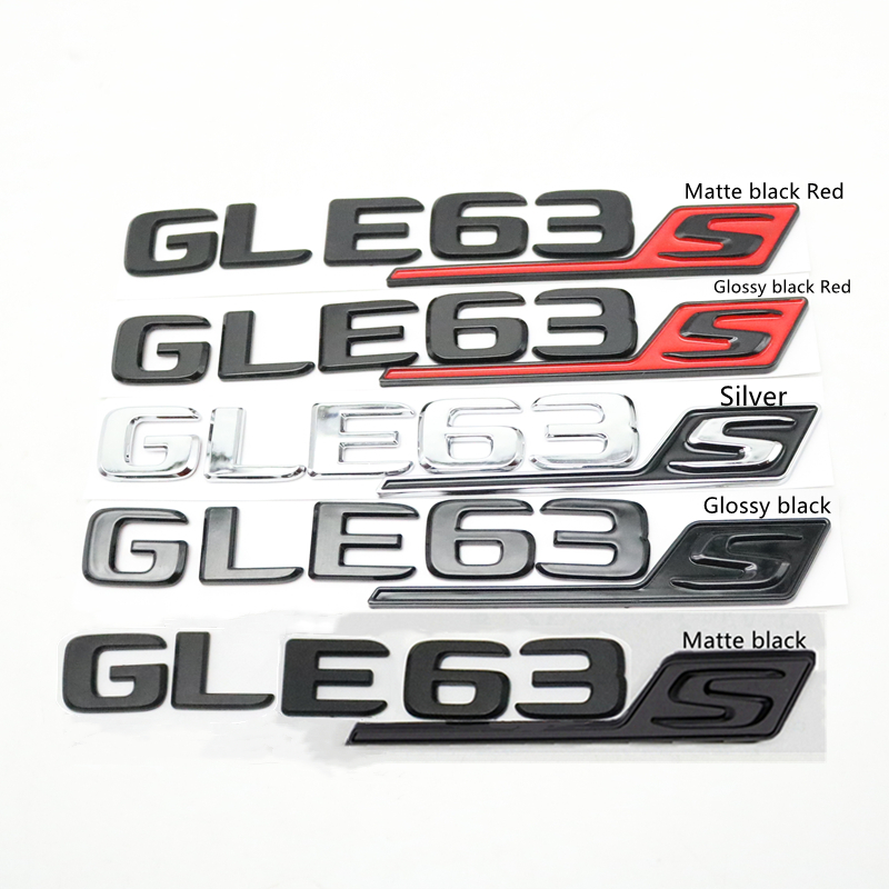 3D Styling traseiro traseiro emblema de emblema de emblema logotipo para Mercedes Benz AMG C63S W205 E63S W212 X253 W253 GLC63 S GLE63 GLE63S W166