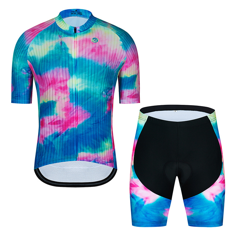 Профессиональный велосипедный трикотаж Set Summer Cycling Wear Mountain Bike Olde Bicycle Clothing MTB велосипедная одежда езда на велосипедную одежду R3