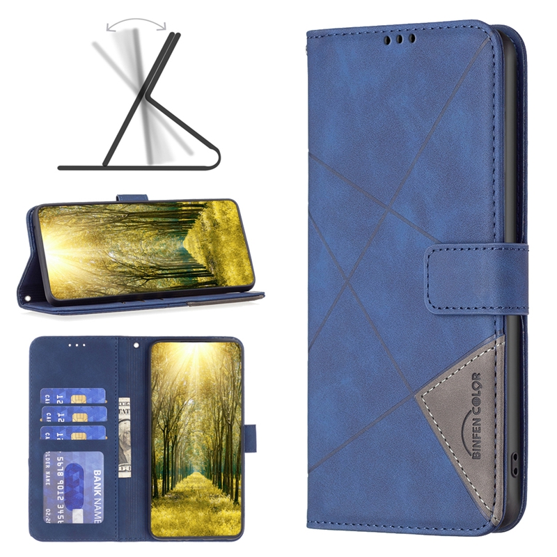 Geometri Line Vertical Hybrid Leather Wallet Falls for Moto G13 G23 4G G53 5G G73 G 5G 2023 Samsung A34 A54 5G ID Credit Card Slot Pocket Holder Flip Cover Telefon Pouch