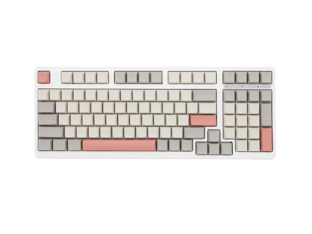 Klawiatury XDA V2 9009 Beige Grey Blank Zestaw gruby PBT dla klawiatury GH60 87 TKL 104 ANSI XD64 BM60 XD68 BM65 BM68 T230215