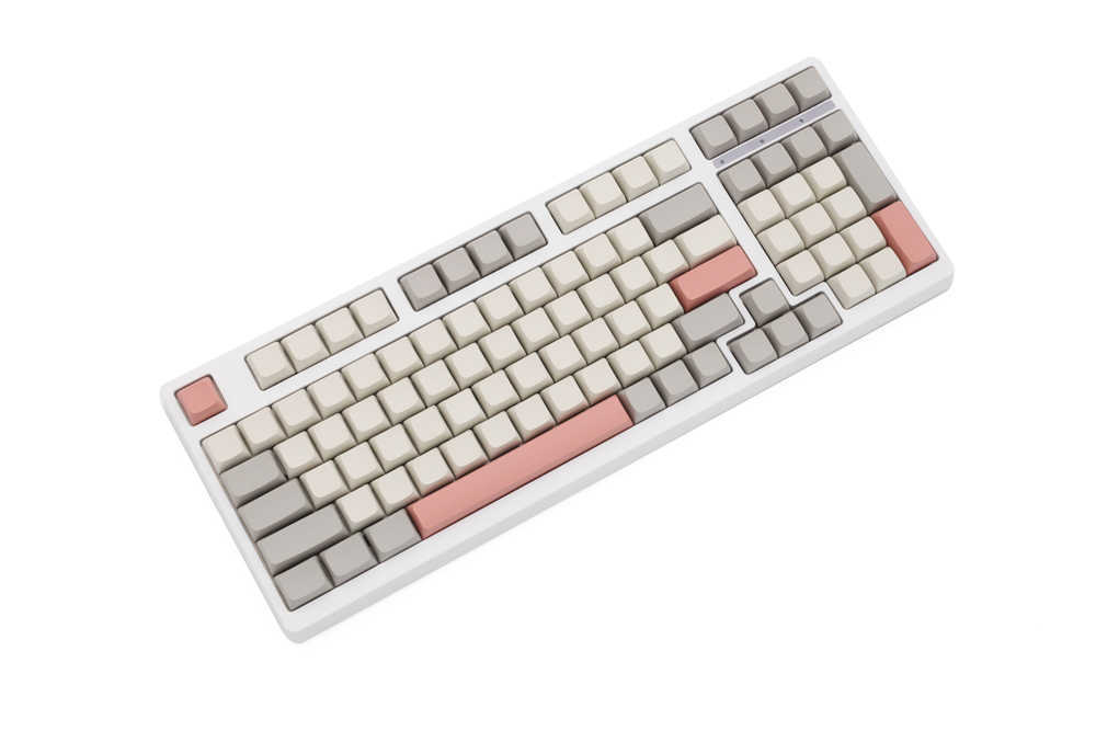 Toetsenborden XDA V2 9009 Beige Gray Blank Set Dikke PBT voor toetsenbord GH60 87 TKL 104 ANSI XD64 BM60 XD68 BM65 BM68 T230215