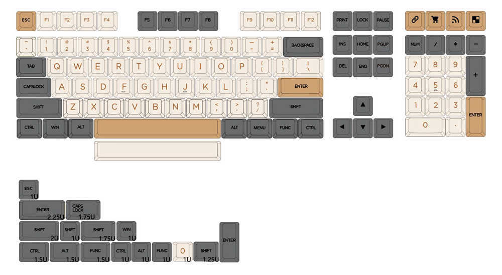 Tangentbord XDA V2 Dim Light Dye Sub KeyCap Set Tjock PBT för tangentbord 87 TKL 104 ANSI XD64 BM60 XD68 BM65 BM68 JAPANSK RU VIT SHIMMER T230215