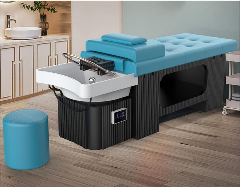 Salon furniture washing bed, washing bed with water circulation. For barbershop, health salon, beauty salon