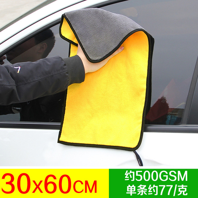 Caminhão Super absorvente Lavagem de carro Microfibra Toalheiro Limpeza de pano de secagem de tamanho extra grande cuidado de carro de secagem detalhando 500gms