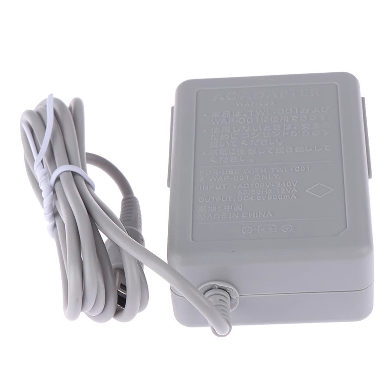 US 2-PIN plug wandlader AC-adapter Voedingskabelkabel voor Nintendo DSI 3DS XL LL NDS-console