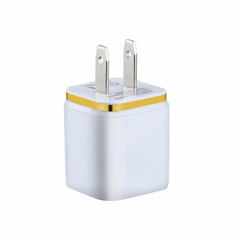 Snabb adaptiv väggladdare 5V 2A USB Power Adapter för iPhone 13 14 Pro Plus smart mobiltelefonplugg Telefonladdare