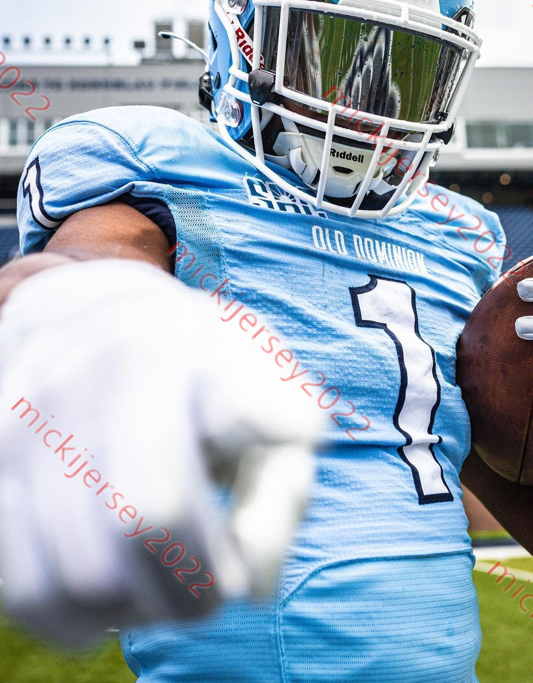 Individuell genähtes Old Dominion Monarchs-Trikot, Tyran Hunt, Jordon Bly, Keyshawn Hunter, Curtis Nixon II, Jahaad Scales, Elijah Davis, Old Dominion-Fußballtrikot für Herren