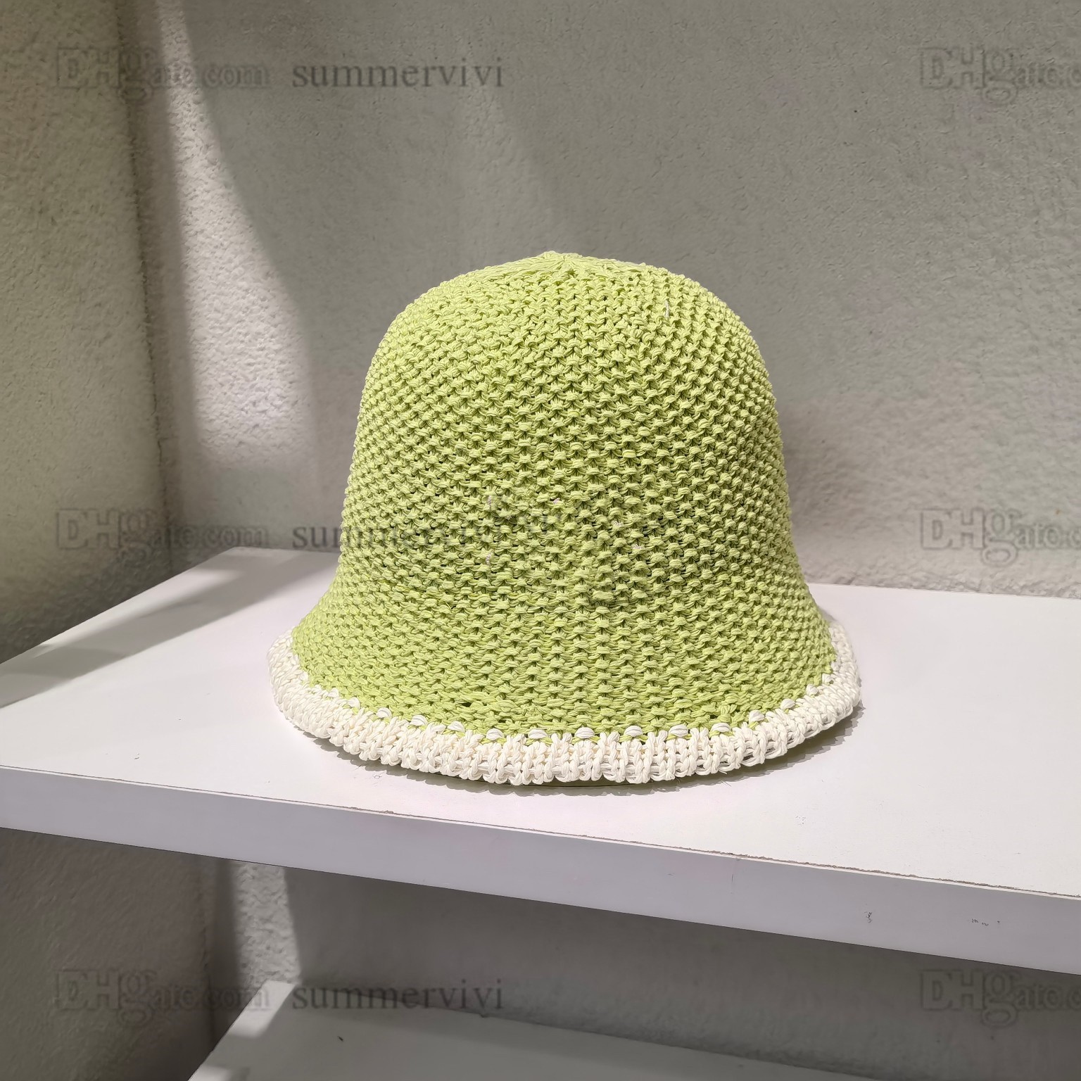 2023 Spring Summer Hollow Crochet Sun Hats Fashion Big Kids Letter broderad vävande prinsessa Cap Children Beach Visor Sunhats 56234906