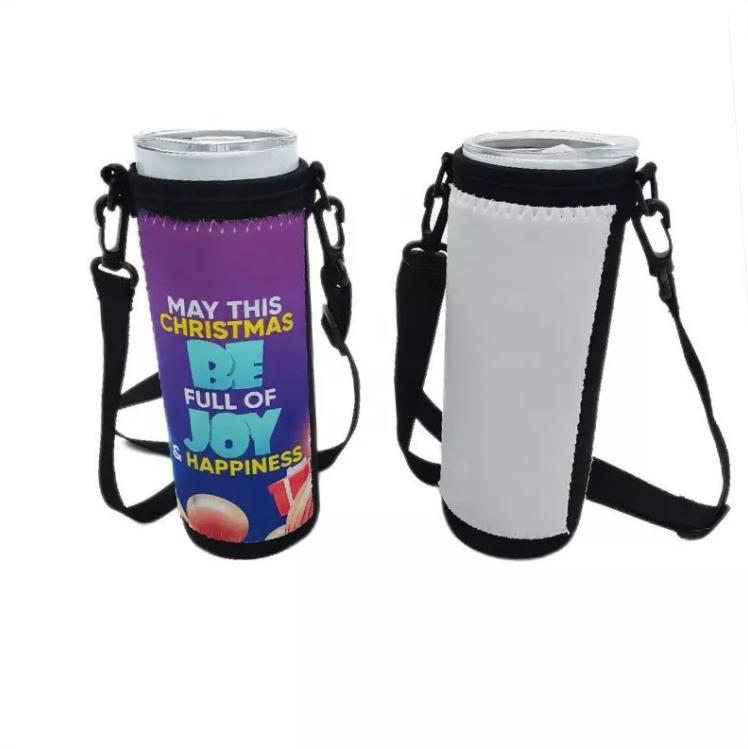 Drinkware Handle Sublimation white Blank 20oz Skinny Tumbler Tote Neoprene bottle Sleeves with Adjustable Strap Water cups Carrier Sleeve Covers SN4804