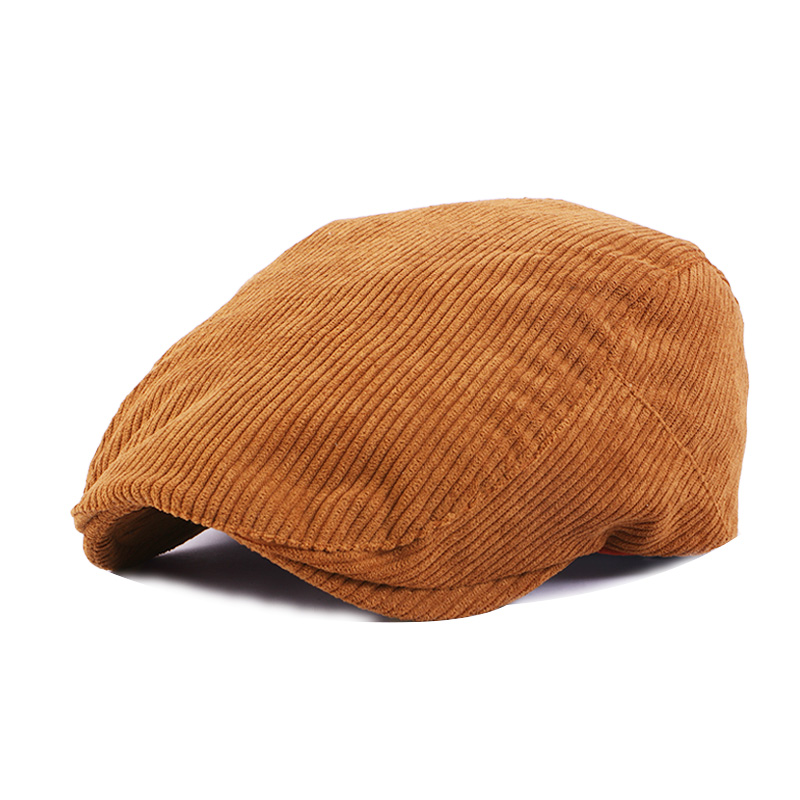 New algodão liso de algodão unissex veloziro liso Newsboy boina boné macio soft hat chapéu