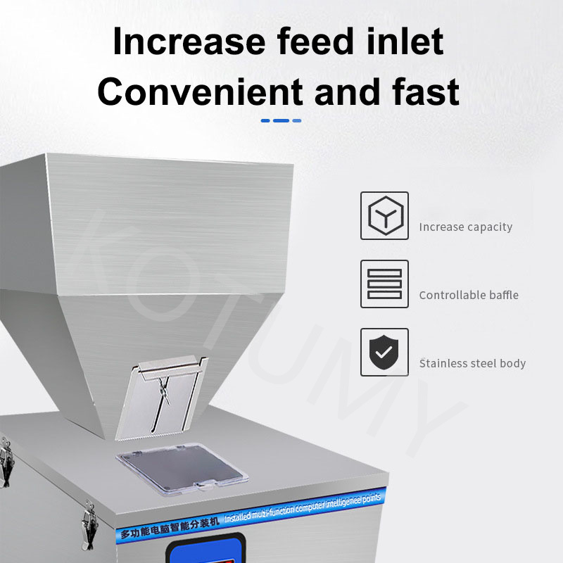 999G Automatic Granule Powder Filling Machine Weighing Powder Fill Tool Tea Quantitative Seeds Salt Rice Hardware Packaging Machine