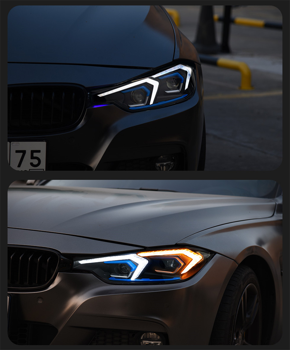 BMW F30의 자동차 조명 LED 헤드 라이트 프로젝터 렌즈 F31 헤드 램프 318i 320i 325i 328i 330i 335i Drl Light