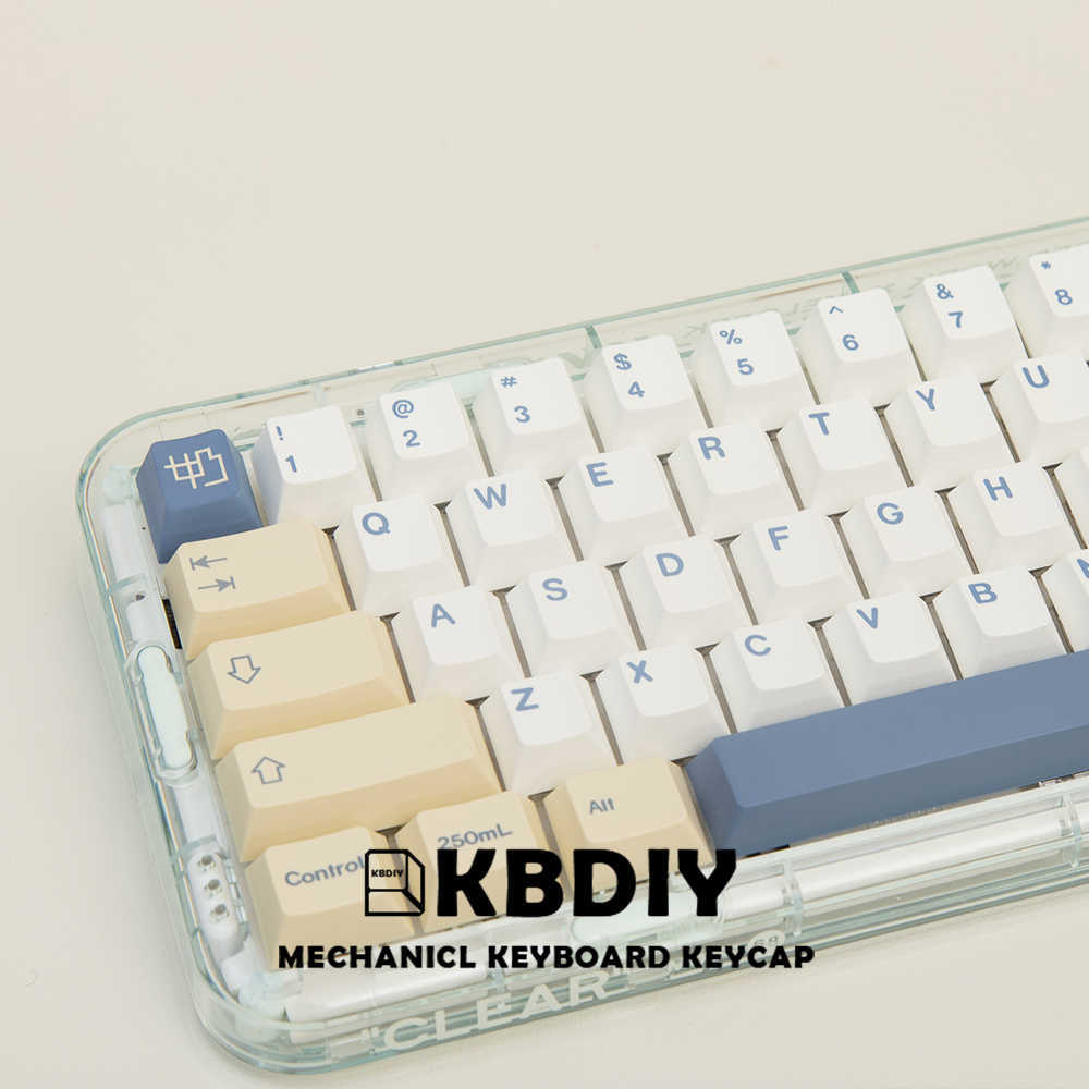 Tastiere KBDiy 135 tasti / set GMK Soymilk PBT Copritasti Cherry Profile MX Switch Copritasti verdi tastiera da gioco meccanica Copritasti personalizzati T230215