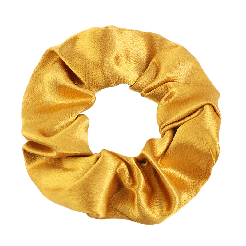 Nya kvinnor satin scrunchie elastisk handgjorda flerfärgade hårband silkeslen hästsvanshållare pannband hår slipsar rep hår tillbehör