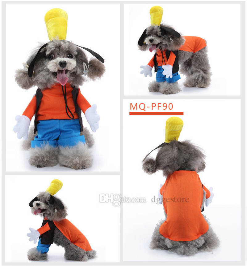 Halloween Dog Costume Carnival Dog Apparel Funny Dog Clothes Spirit Pet Cosplay Costumes Fun Wig Party Costuming Novty Clothing for Small Dogs Duck Penguin A529