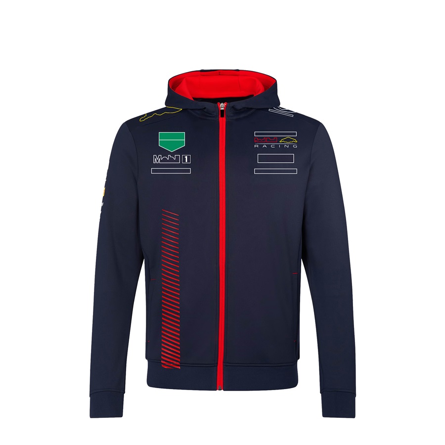 F1 Windbreaker Jacket 2022-2023 Formula 1 Team Zipper Hoodie Jackets Racing Casual Windproof Men's Hooded Soft Shell Jacket Coat