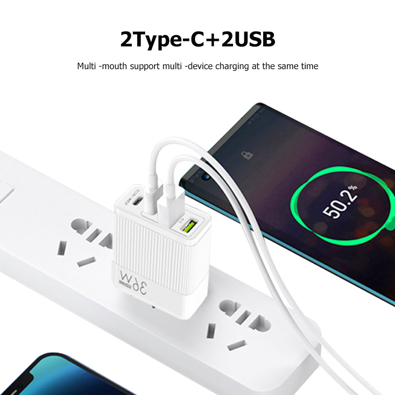 PD 36W Fast Charger Sankou Wall Charger Type-C QC3.0 Laddning f￶r mobiltelefonladdare