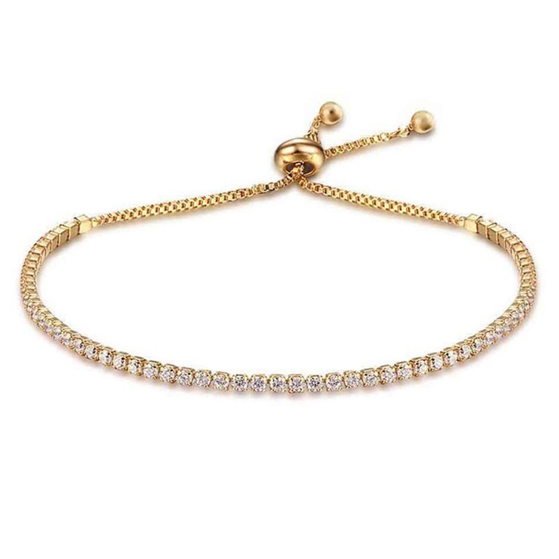 Kleurrijke diamanten armband kristal tennis armbanden mode sieraden geschenk verstelbaar