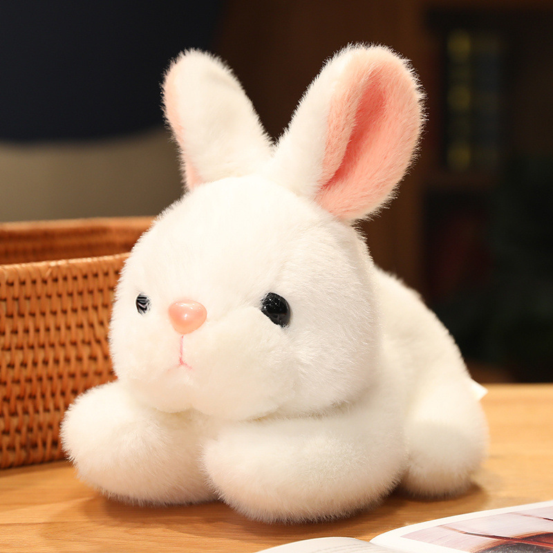 Fabricantes al por mayor 25 cm es Pascua conejo de peluche muñeca fiesta conejo juguete de peluche regalo de cumpleaños para niños