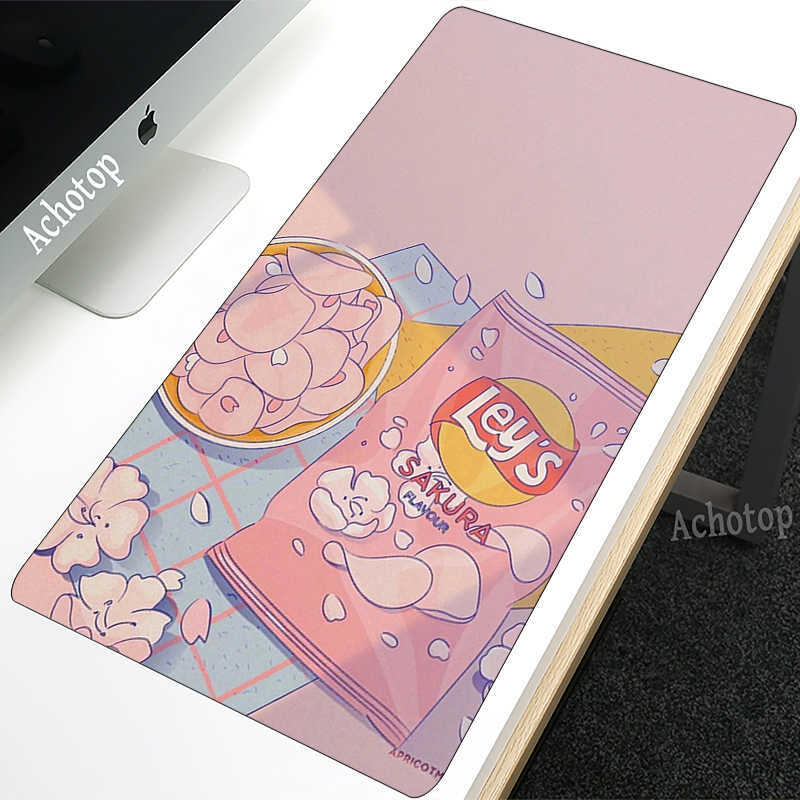 Мышиные накладки запястье Rests Иллюстрация Большая XL Mousepad Anime Gamer Gamer Mouse Pad Accessories Kawaii клавиатура Подушка для ноутбука Скорость милый настольный мат T230215