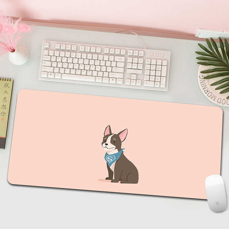 Mouse Pads Bilek Rests Greg/Medicine Köpek Karikatür Hayvan Masa Masası Klavye Mat Masalı Mat Mat 900x400 800x300 1200x600mm Oyun T230215