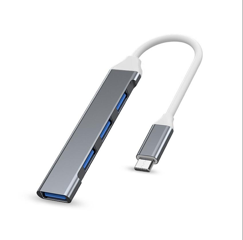 Multi Splitter 2 In 1 USB type-c HUB docking station to USB3.0 2.0 4 Ports OTG HUB Adapter For Macbook Pro PC Computer