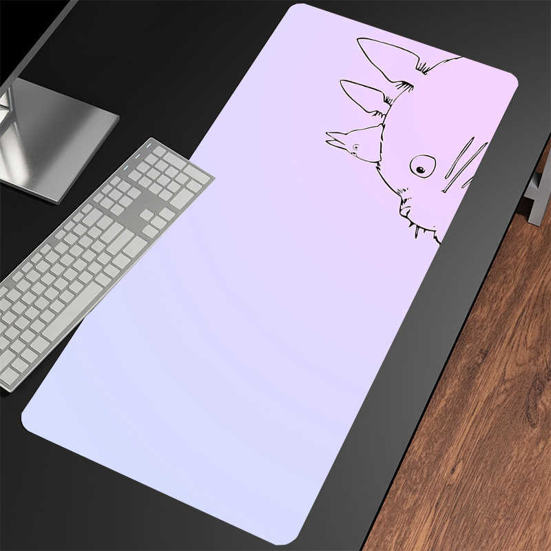 Mouse Pads Wrist Rests Totoro Desk Mat Gamer Mousepads Mouse Pad Office Desk Pads Large Mousepad Mouse Mats For Computer T230215