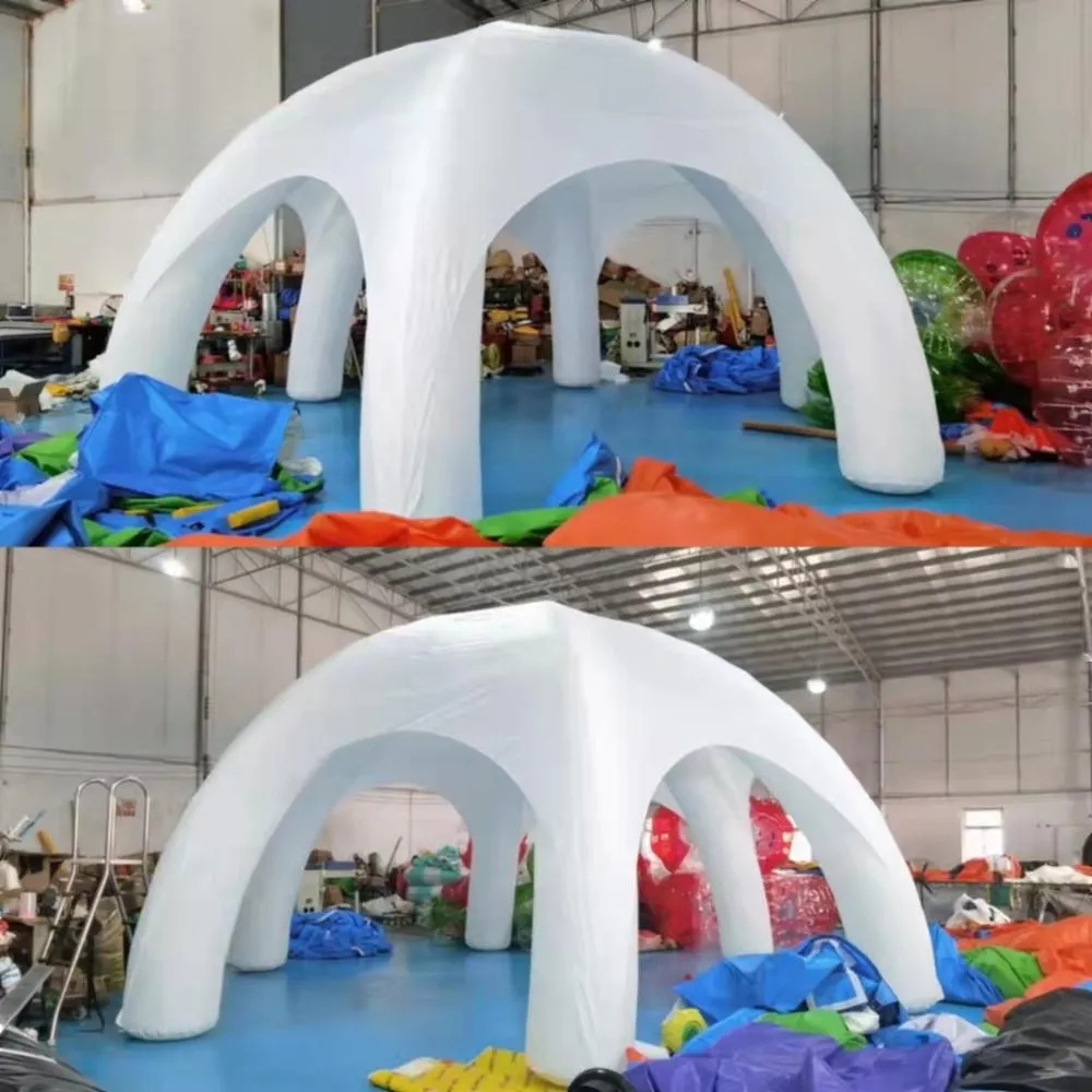 Tenda a cupola gonfiabile personalizzata con travi 8m / 6m pop-up spider tendone feste eventi in discoteca noleggio o vendita con ventilatore gratis