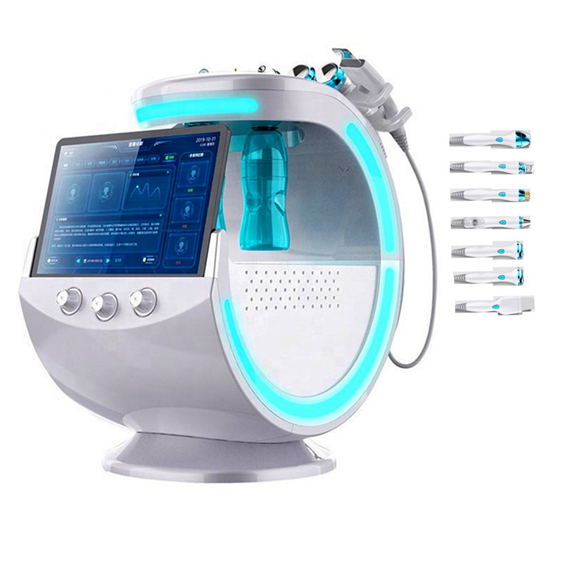 Skin Analyzer Micro Máquina de Dermobrasão de Dermofasão portátil portátil Aqua Peel RF Facial RF REMOVER BREATHELTE SALON SPA SPA Microdermoabrasão de diamante