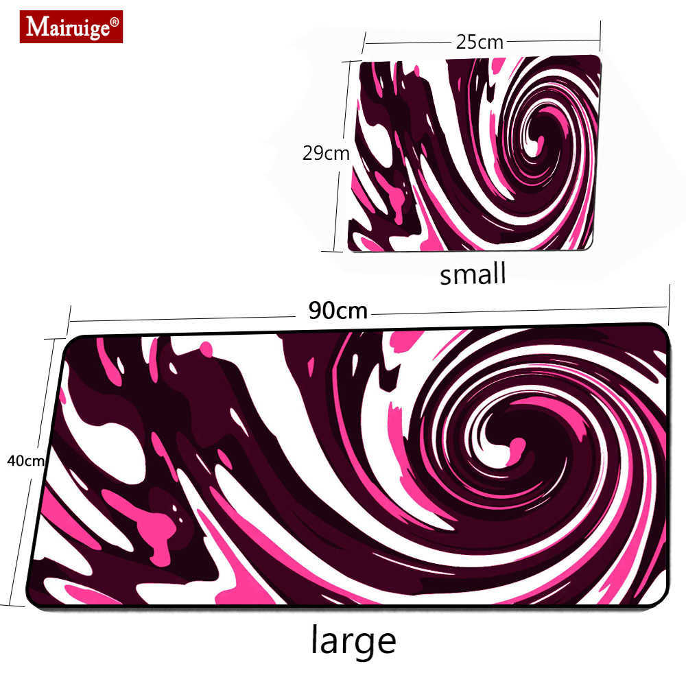 Mouse Pads Wrist Rests Black White Mousepad Art Mouse Pad Large mini pc Carpet Mats Work Desk Accessory Slipmat 900x400 Table Mat for Table Computer T230215