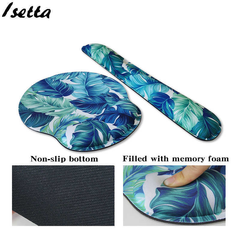 Mouse Pads Wrist Rests Rubber Durable Mouse Pad with Wrist Rest for Computer Laptop Keyboard Mat Support Custom T230215