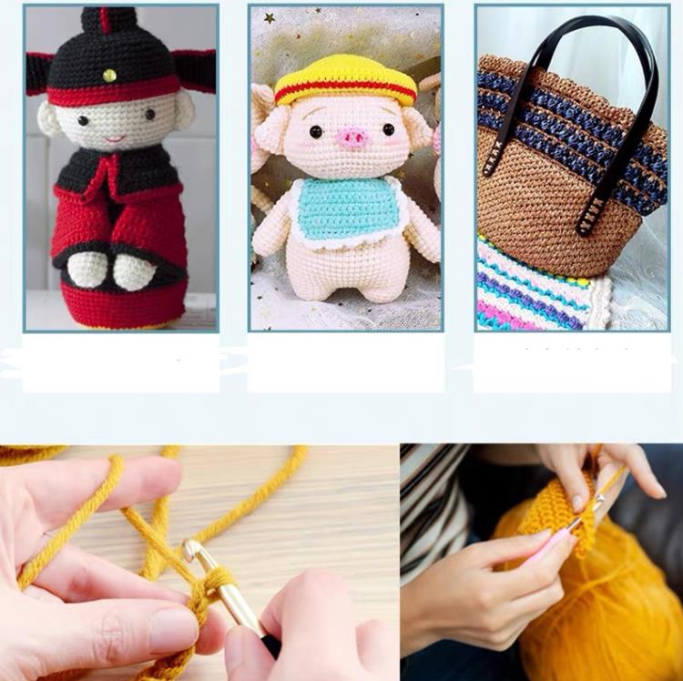 Craft Tools Diy Crochet Hooks 2Mm-10Mm Smooth Knitting Needles Ergonomic Soft Grip Handles For Art SN690