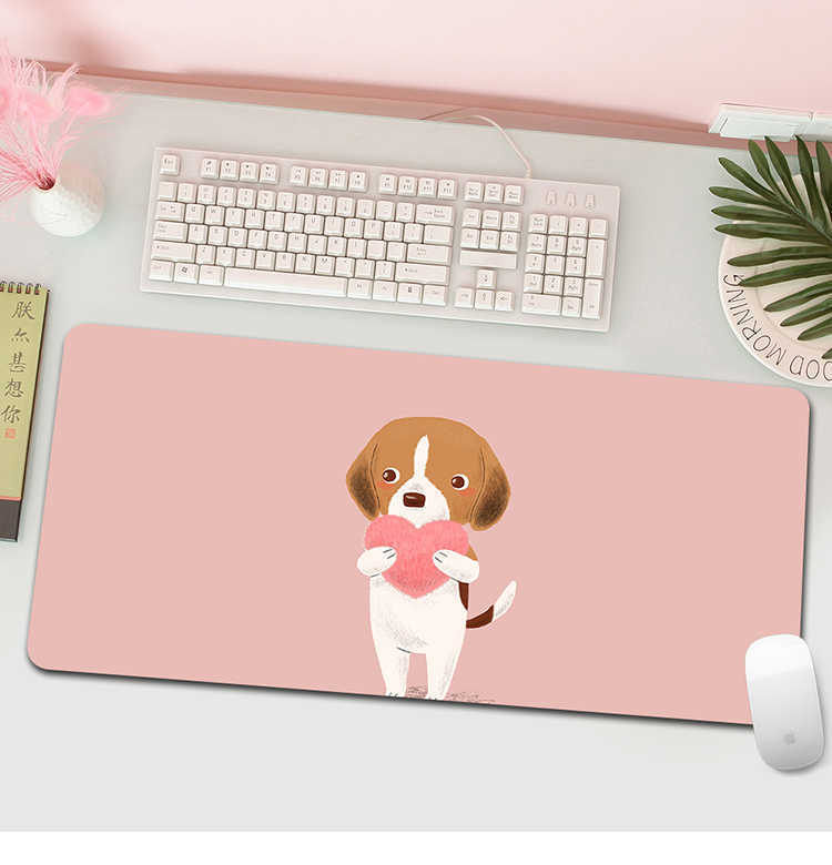 Tapis de souris Repose-poignets GREG / Médecine Chien Dessin animé Animal Deskmat Clavier Tapis de souris Tapis de table 900x400 800x300 1200x600mm pour Gamer T230215